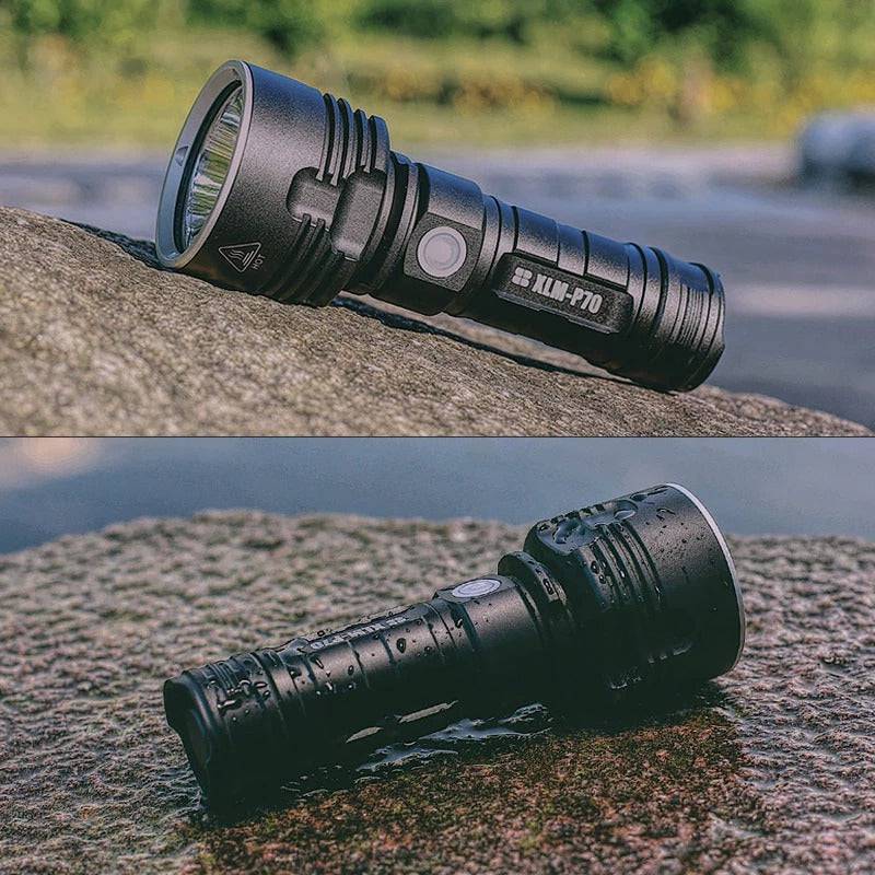 Strong Flashlight Focusing Led Flash Light Rechargeable Super Bright LED Outdoor Xenon Lamp - Growtochoice LLC