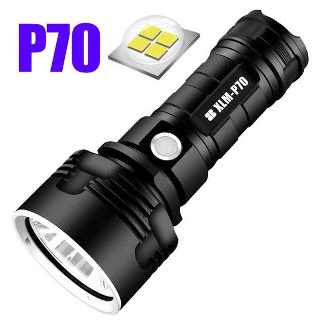 Strong Flashlight Focusing Led Flash Light Rechargeable Super Bright LED Outdoor Xenon Lamp - Growtochoice LLC