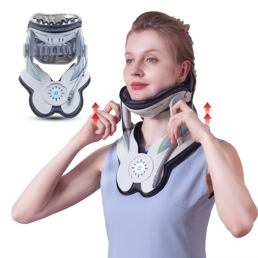 Chiropractic Posture Corrector Neck Cervical Traction Shoulder Relaxer For Tension Release - Growtochoice LLC