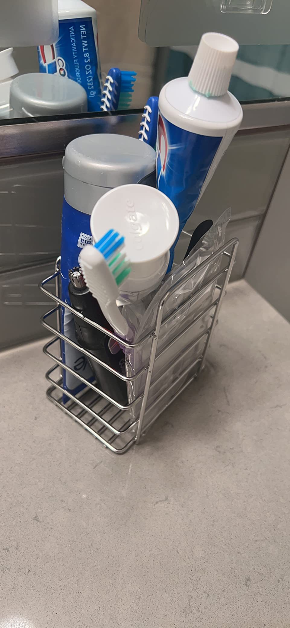 Adhesive Rustproof Shower Caddy with Hooks and Soap Dish, SUS304 Stainless Steel