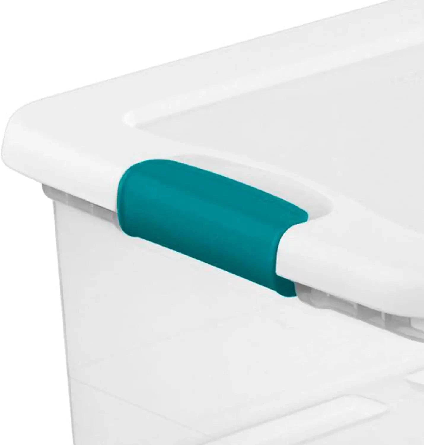 6 Quart Clear Latch Lid Storage Container Tote, 12 Pack, and 15 Quart Clear Latch Lid Storage Container Tote, 12 Pack - Growtochoice LLC