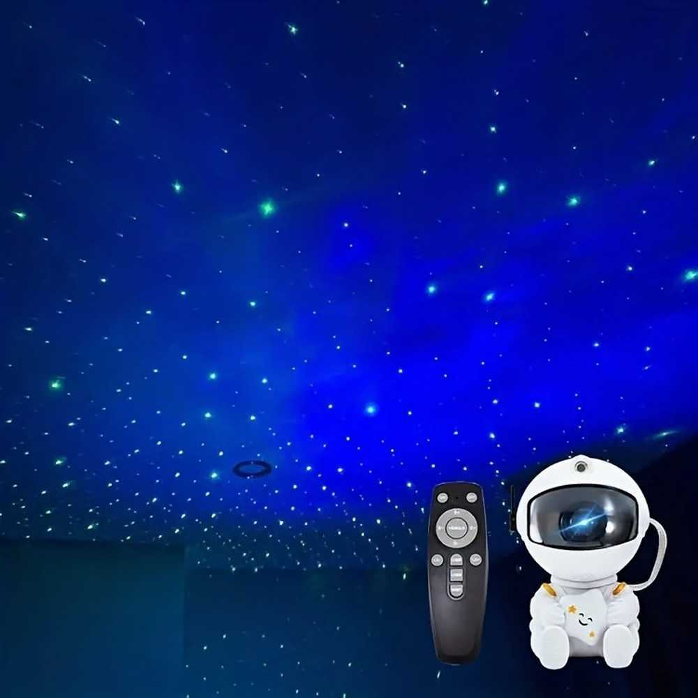 Astronaut Galaxy Projector, Star Projector Galaxy Night Light - Astronaut Light Projector, Starry Nebula Ceiling LED Lamp with Remote Control, - Growtochoice LLC