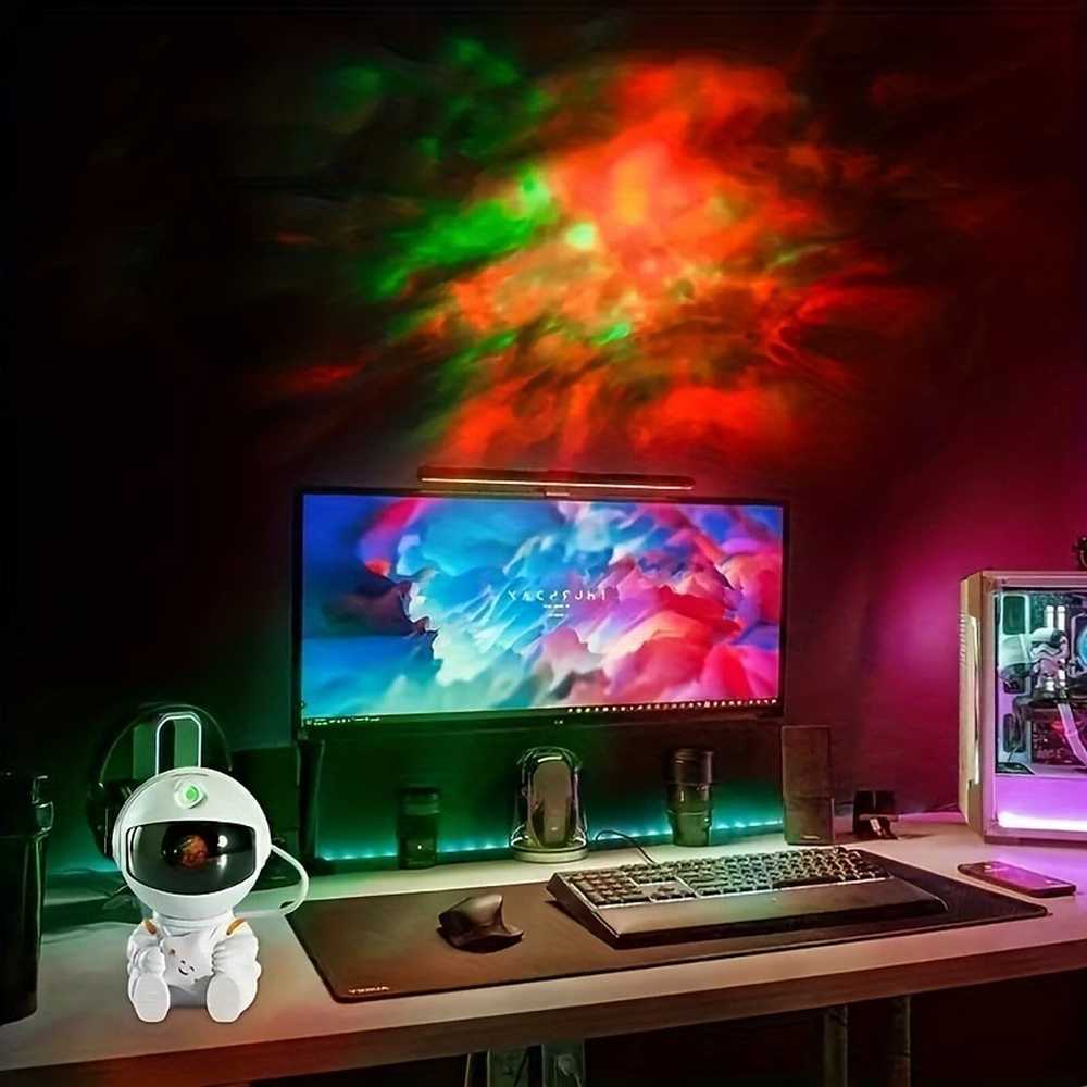 Astronaut Galaxy Projector, Star Projector Galaxy Night Light - Astronaut Light Projector, Starry Nebula Ceiling LED Lamp with Remote Control, - Growtochoice LLC