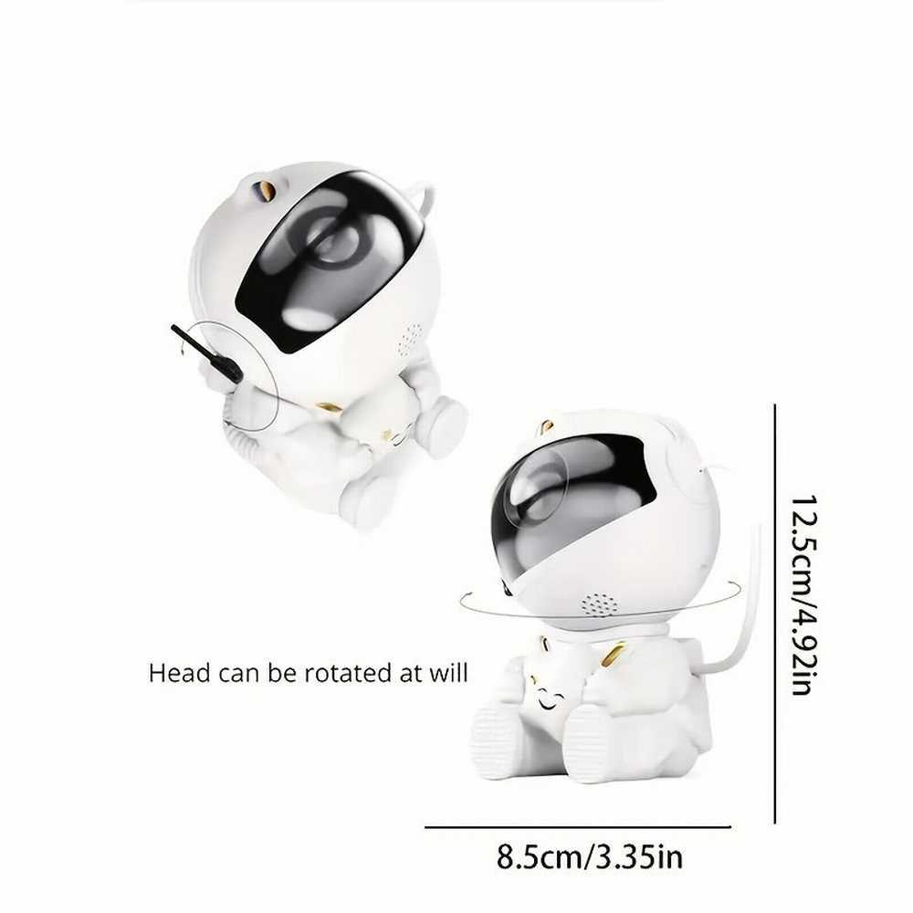 Astronaut Galaxy Projector, Star Projector Galaxy Night Light - Astronaut Light Projector, Starry Nebula Ceiling LED Lamp with Remote Control, - Growtochoice LLC