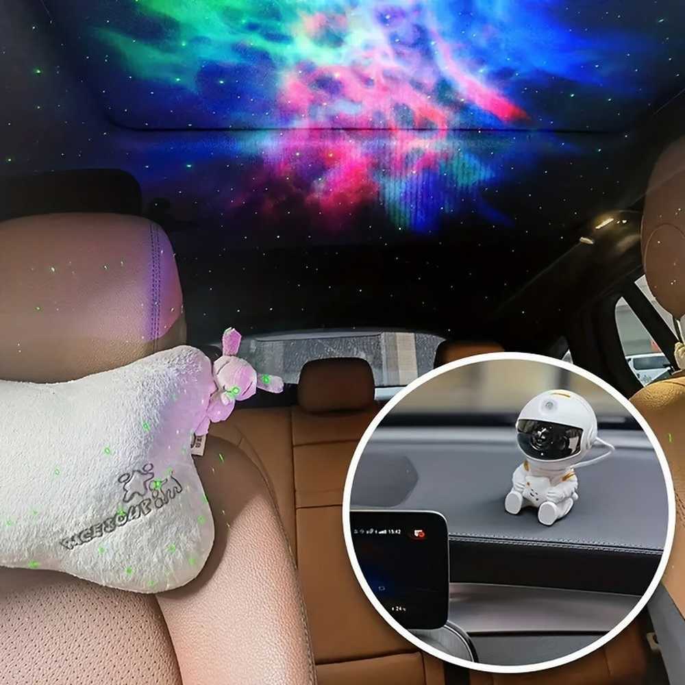 Astronaut Galaxy Projector, Star Projector Galaxy Night Light - Astronaut Light Projector, Starry Nebula Ceiling LED Lamp with Remote Control, - Growtochoice LLC