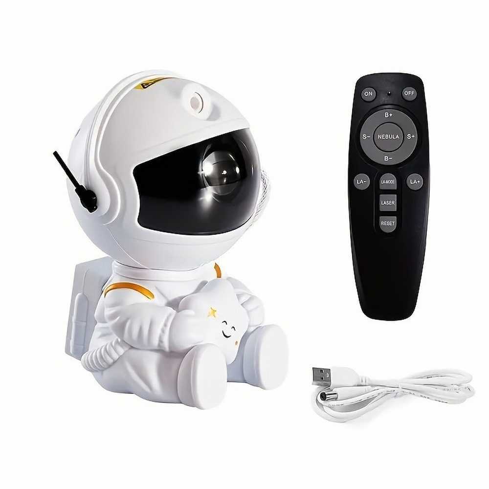 Astronaut Galaxy Projector, Star Projector Galaxy Night Light - Astronaut Light Projector, Starry Nebula Ceiling LED Lamp with Remote Control, - Growtochoice LLC