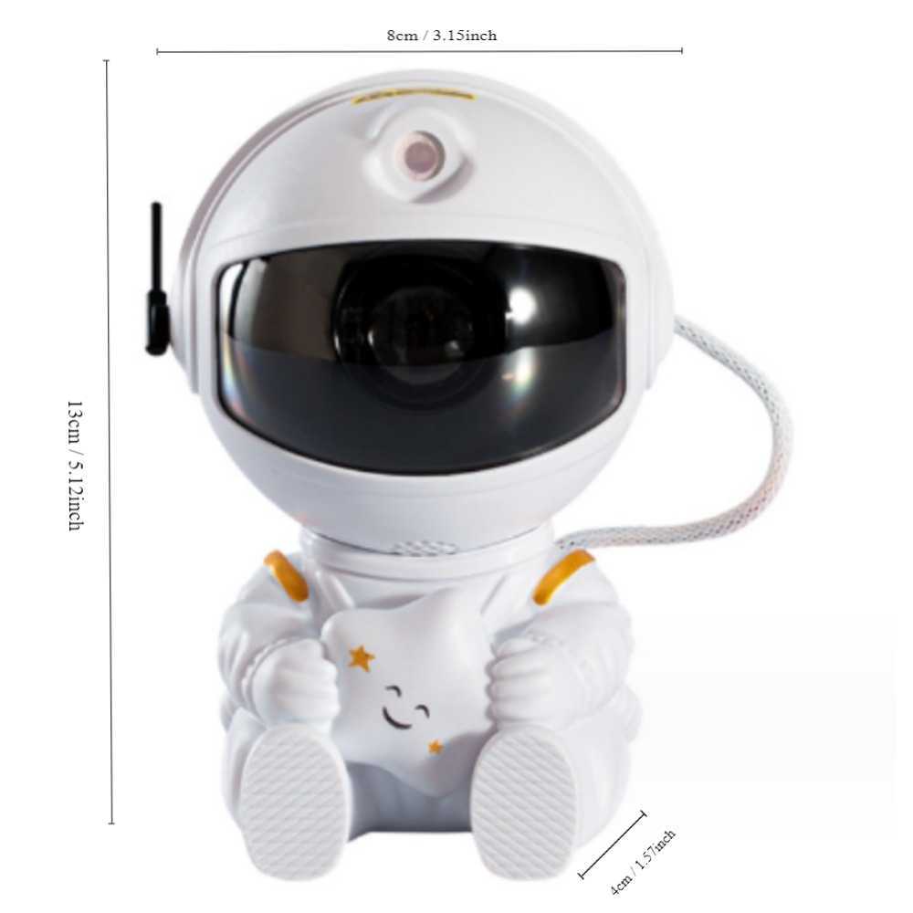 Astronaut Galaxy Projector, Star Projector Galaxy Night Light - Astronaut Light Projector, Starry Nebula Ceiling LED Lamp with Remote Control, - Growtochoice LLC