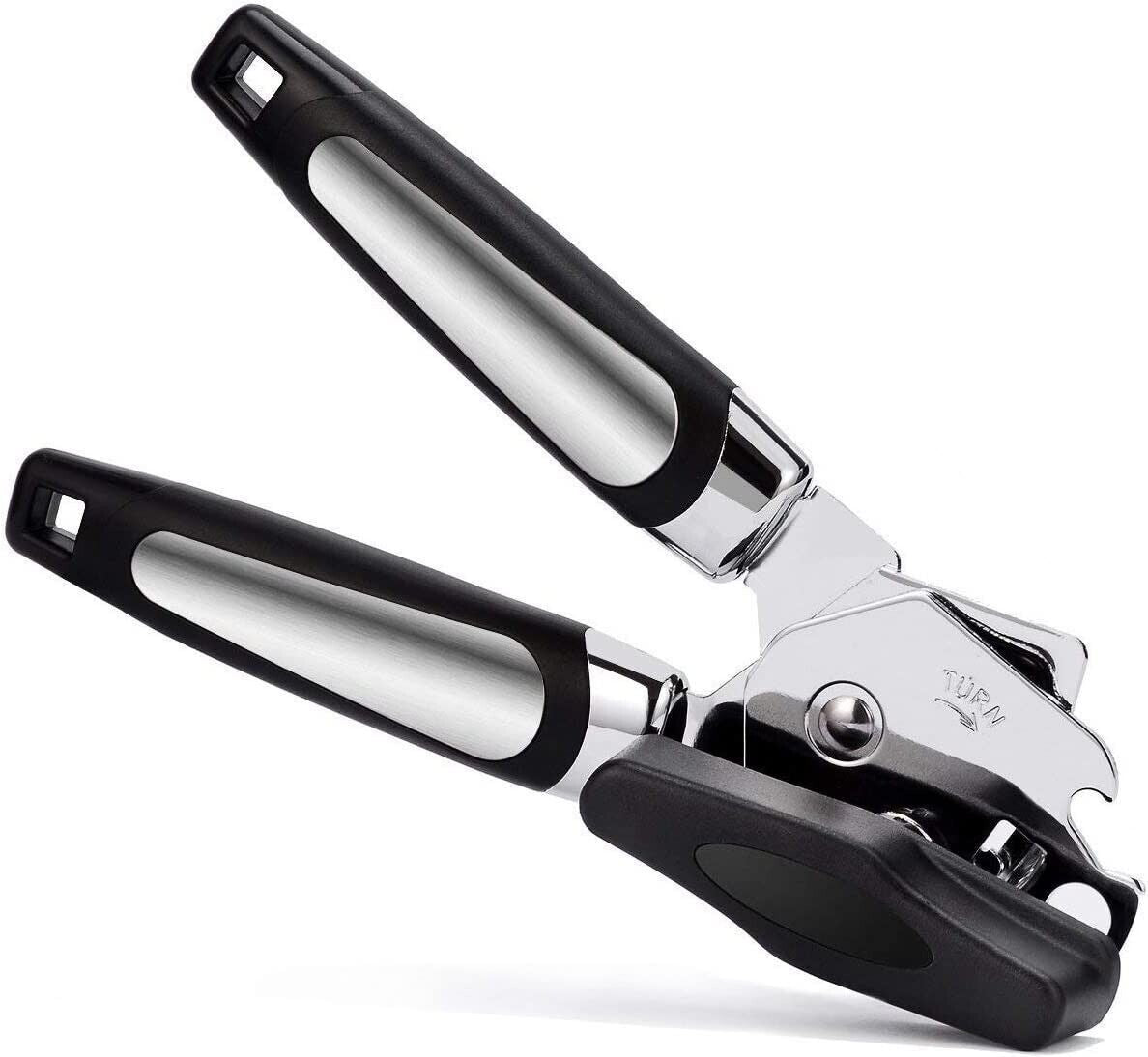 Can Opener Manual, Handheld Strong Heavy Duty Can Opener, Anti-slip Hand Grip, Stainless Steel Sharp Blade - Growtochoice LLC
