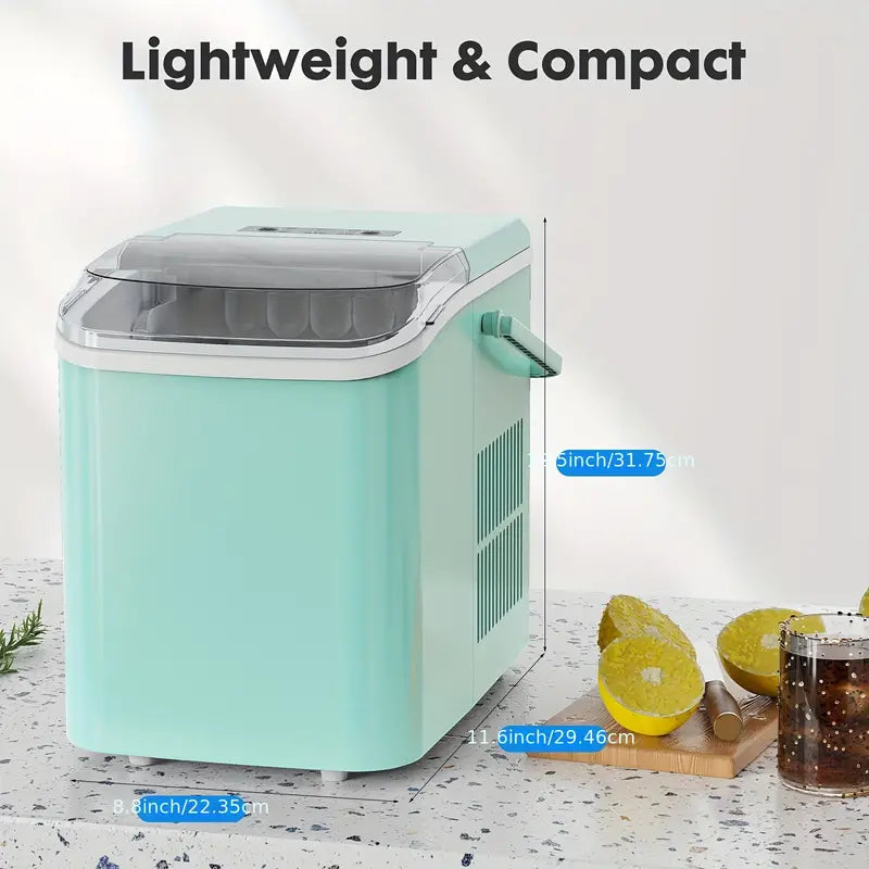 Countertop Ice Maker, 9 Cubes in Only 6 Minutes - Growtochoice LLC