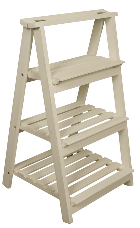 Enhance Your Garden with a 2-Tier Wooden Display Ladder - Growtochoice LLC