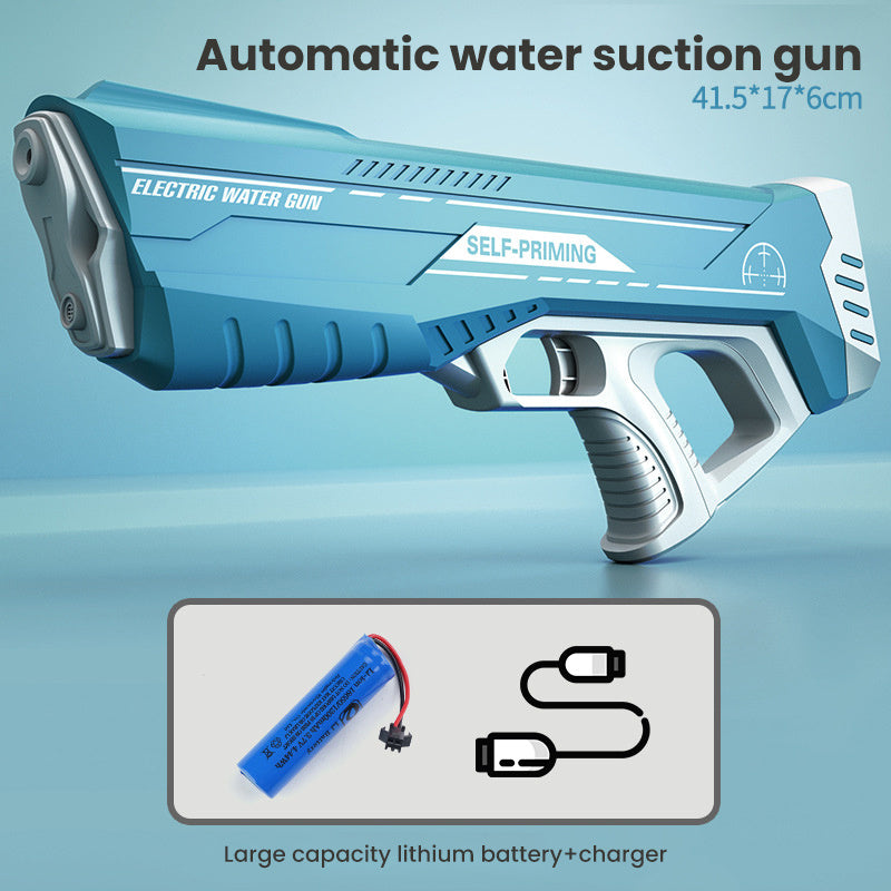 Space Water Gun Electric Automatic Water Absorption Water Fights Toy Outdoor Beach Swimming Pool Bath Toys For Children Kid Gift - Growtochoice LLC