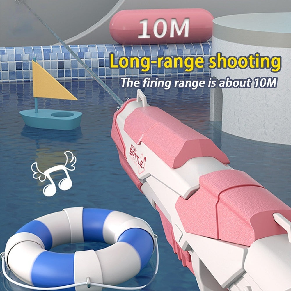 Space Water Gun Electric Automatic Water Absorption Water Fights Toy Outdoor Beach Swimming Pool Bath Toys For Children Kid Gift - Growtochoice LLC