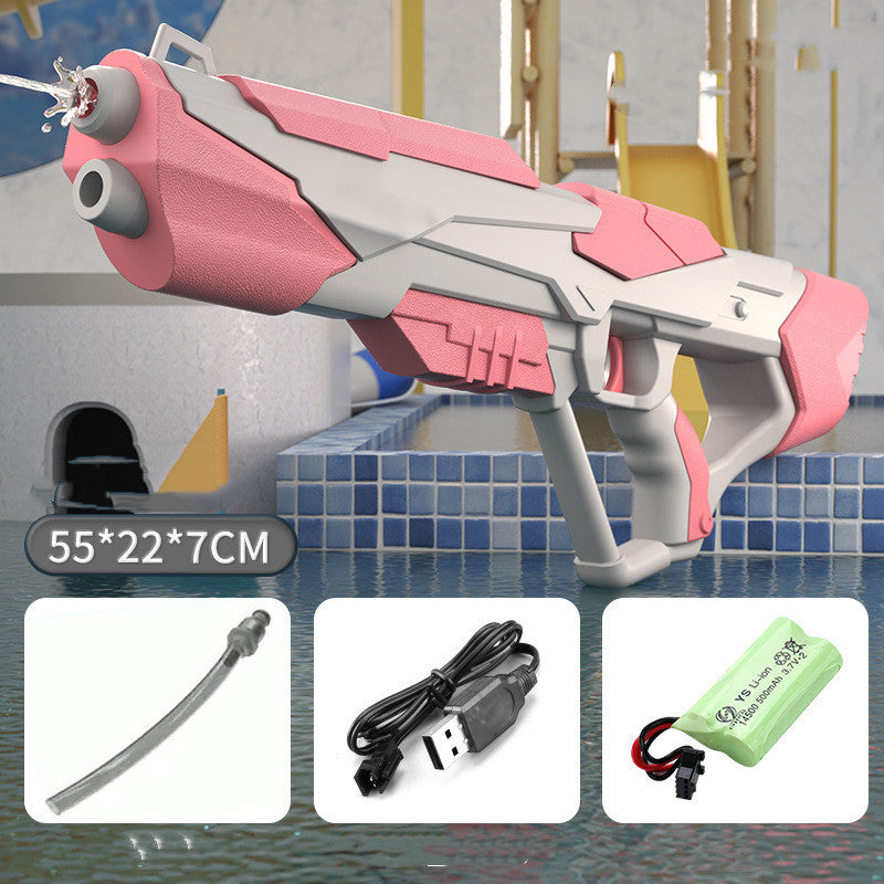 Space Water Gun Electric Automatic Water Absorption Water Fights Toy Outdoor Beach Swimming Pool Bath Toys For Children Kid Gift - Growtochoice LLC
