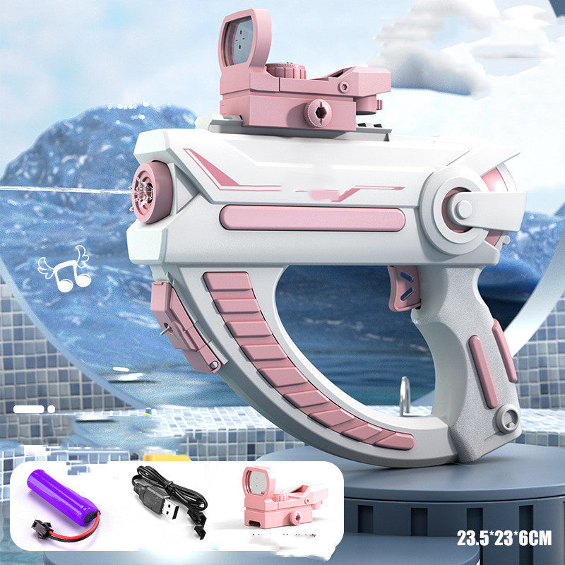 Space Water Gun Electric Automatic Water Absorption Water Fights Toy Outdoor Beach Swimming Pool Bath Toys For Children Kid Gift - Growtochoice LLC