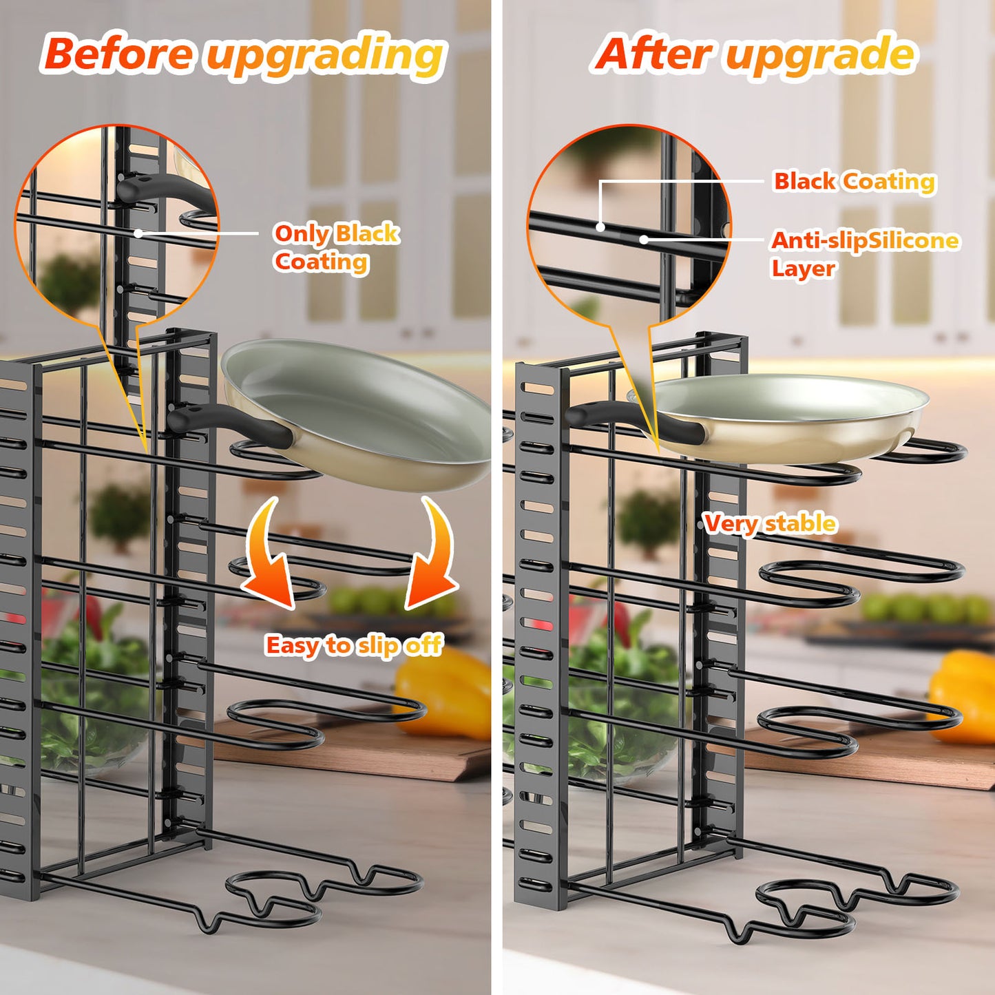 Pot And Pan Organizer - Growtochoice LLC