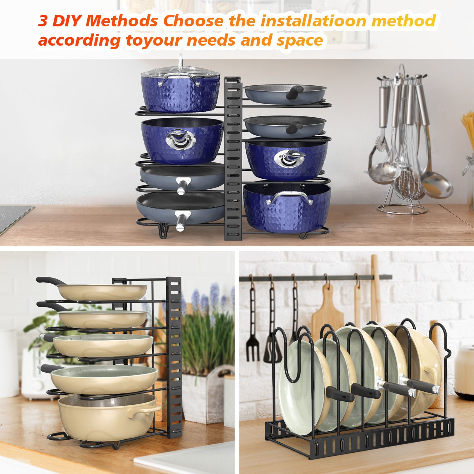 Pot And Pan Organizer - Growtochoice LLC