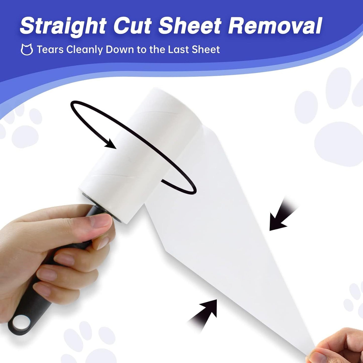 **Extra Sticky Pet Hair Lint Rollers, 540 Sheets with 4 Refills & 2 Handles** - Growtochoice LLC