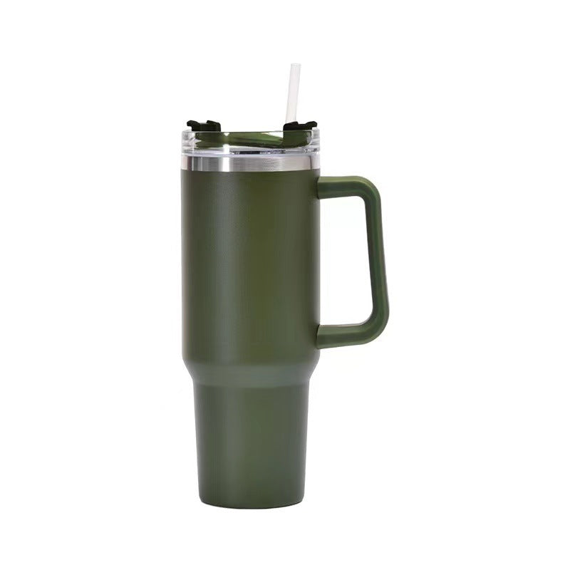 Stainless Steel Insulated Cup 40oz Straw - Growtochoice LLC