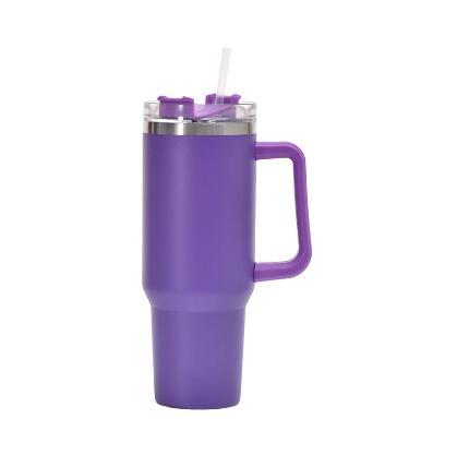 Stainless Steel Insulated Cup 40oz Straw - Growtochoice LLC