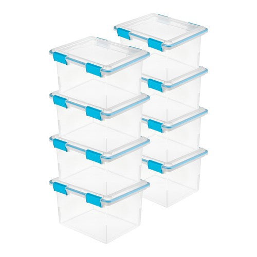 Storage Totes with Latching Lids