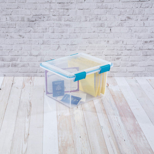 Sterilite 32 Qt Storage Container Totes with Latching Lids