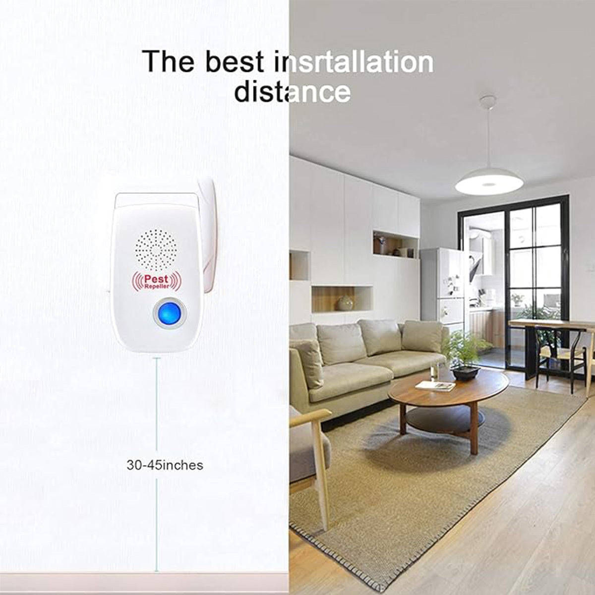 Ultrasonic Pest Repeller 6-Pack, Plug-In for Mice, Roaches, Spiders & Bugs (White) - Growtochoice LLC