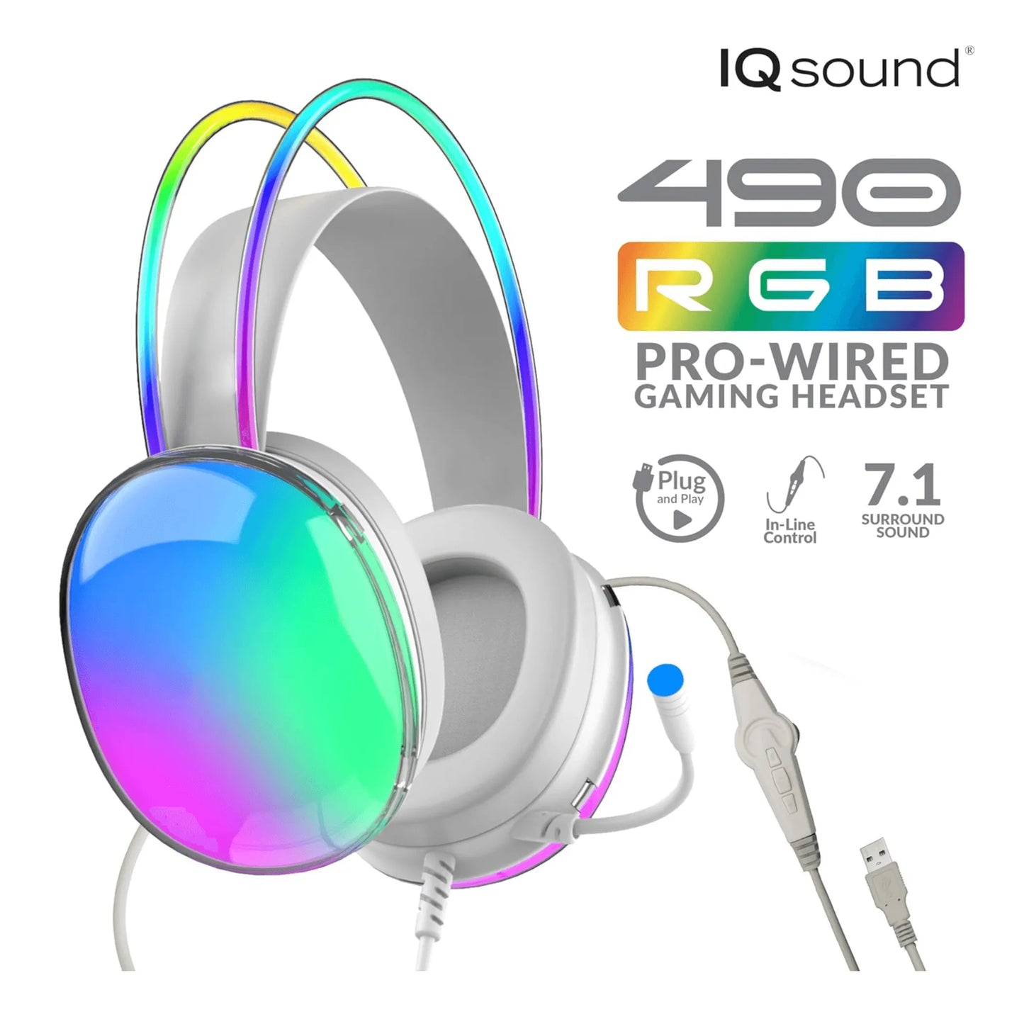 Supersonic Pro-Wired Gaming Headset with Lights & Surround Sound - Growtochoice LLC
