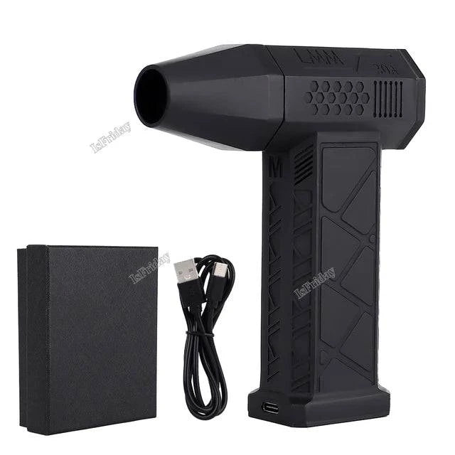 Powerful Mini Turbo Jet Fan: 110,000 RPM, 45m/s Wind Speed, Brushless Motor, Handheld Duct Fan for High-Performance Cyclone Turbo Electric Blowing - Growtochoice LLC