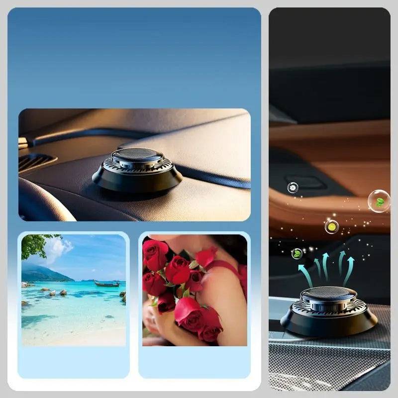 Electromagnetic De-icer & Solar Car Fragrance - Growtochoice LLC