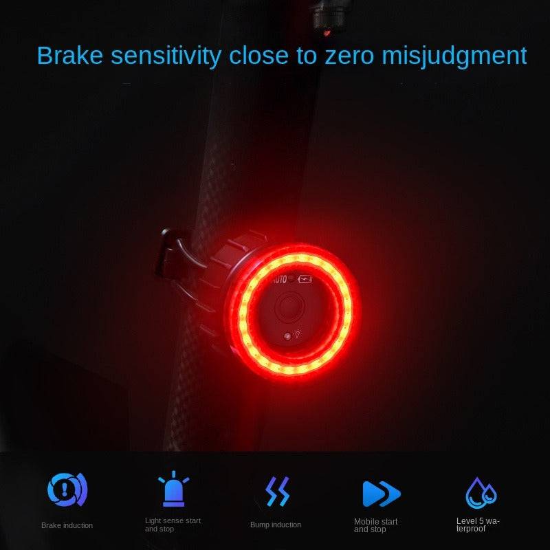 Smart Sensor Brake Bicycle Tail Light - Growtochoice LLC