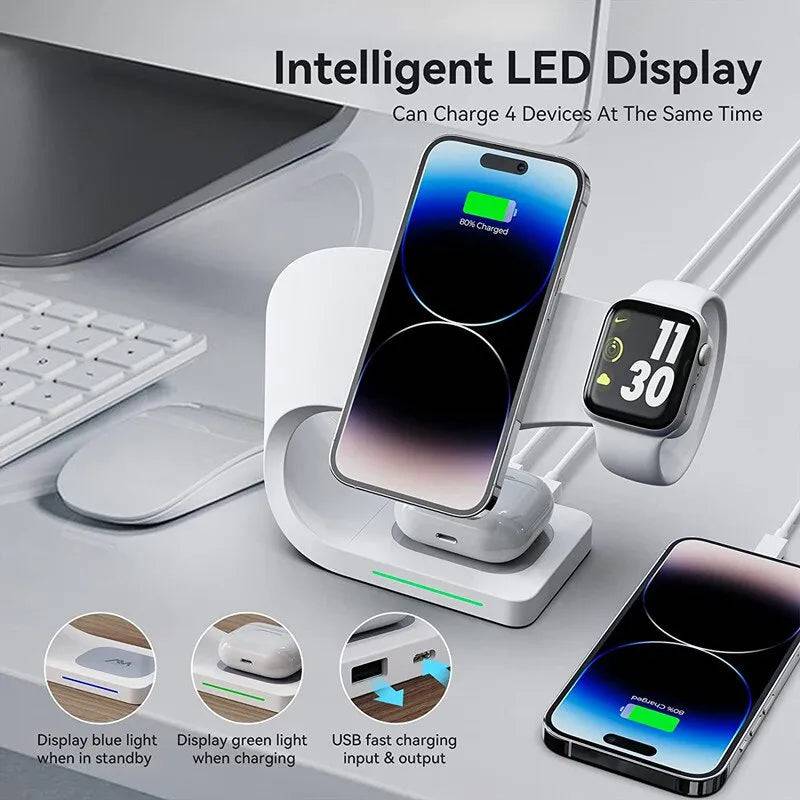 Magnetic Wireless Charger Stand 15W - Growtochoice LLC