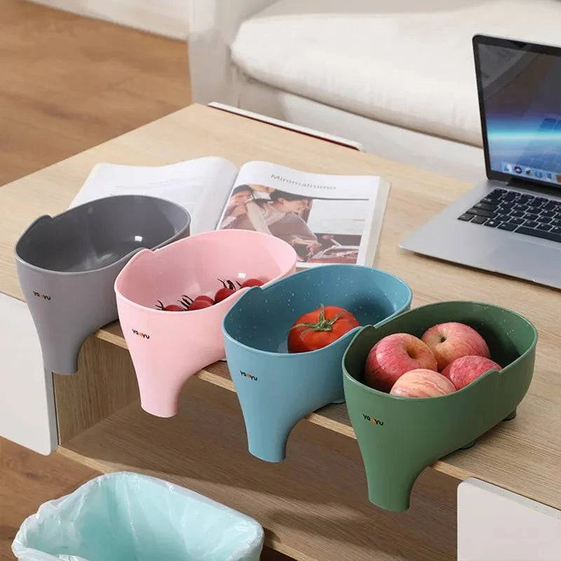 2x Elephant Drain Baskets - Growtochoice LLC