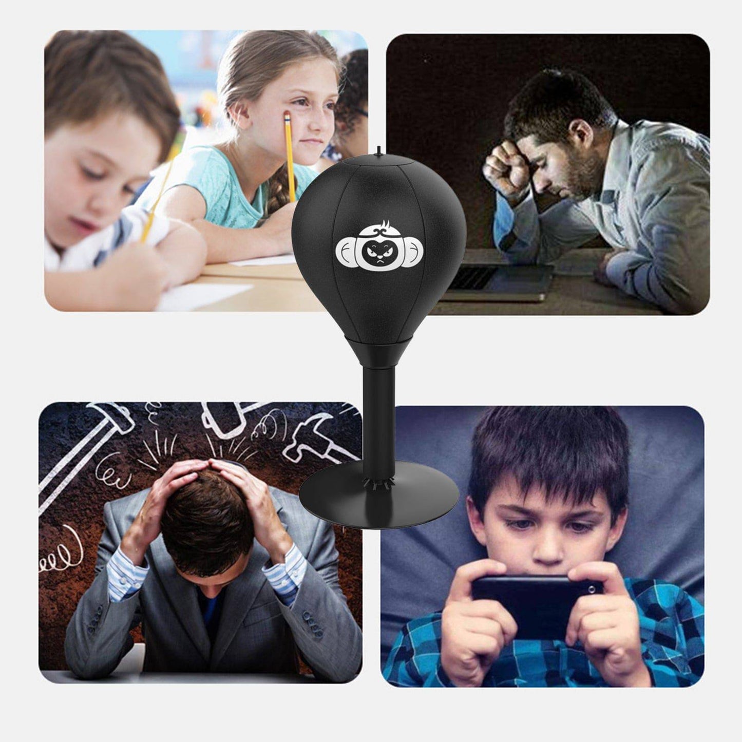 Punching Bag with Suction Cup - Growtochoice LLC