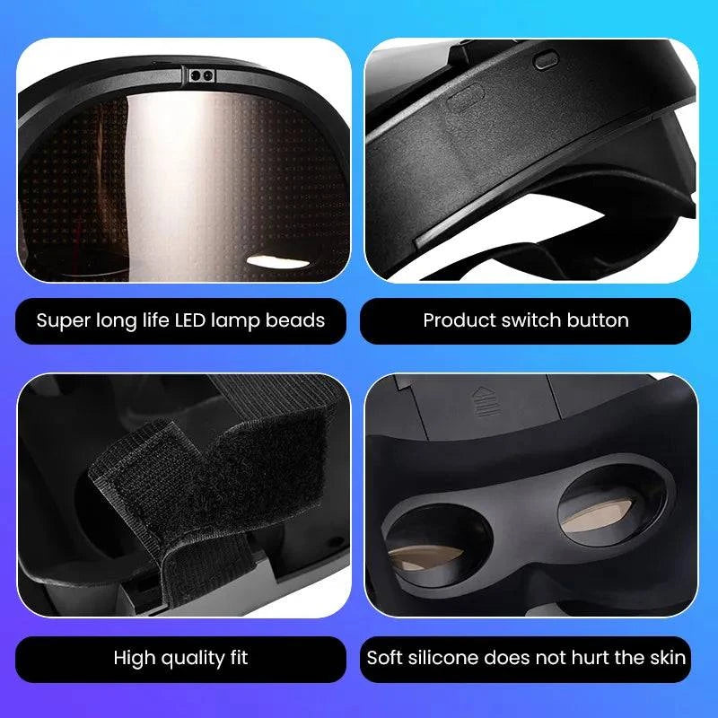 Full LED Face Mask for Halloween - Growtochoice LLC