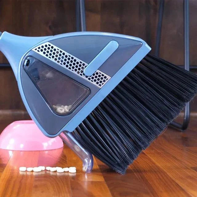 2-in-1 Cordless Sweeper with Built-in Vacuum Broom - Growtochoice LLC