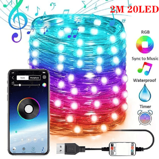 Bluetooth Christmas String Light - Growtochoice LLC