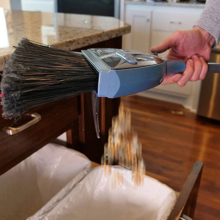 2-in-1 Cordless Sweeper with Built-in Vacuum Broom - Growtochoice LLC