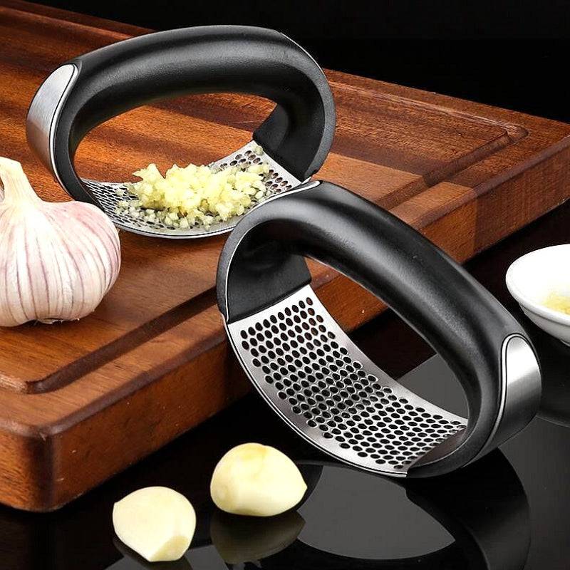 Stainless Steel Garlic Press Crusher - Growtochoice LLC