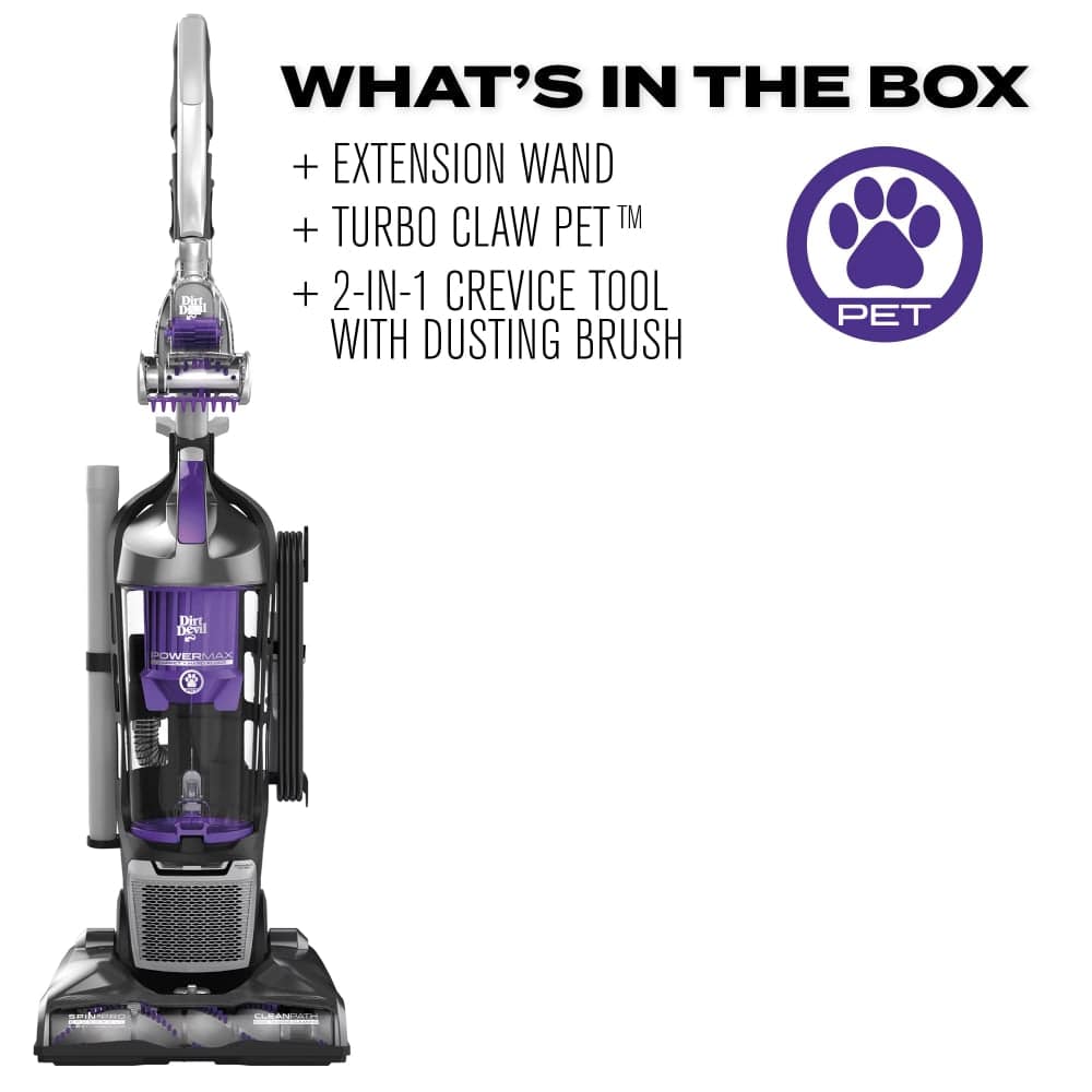 Power Max Pet Upright Vacuum Cleaner, UD76710 - Growtochoice LLC
