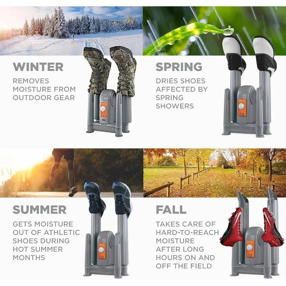 Solutions to All Your Wet & Sweaty Shoes, Force Dry DX + Travel Boot Warmer, Bundle - Growtochoice LLC