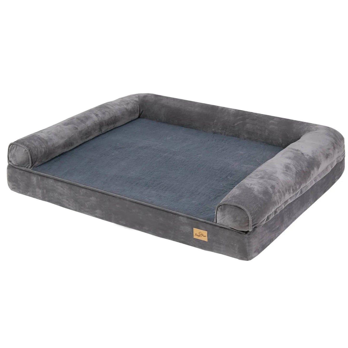 XXL Large Orthopedic Dog Bed Cozy Pet Dogs Bedding with Bolster Washable Cover - Growtochoice LLC
