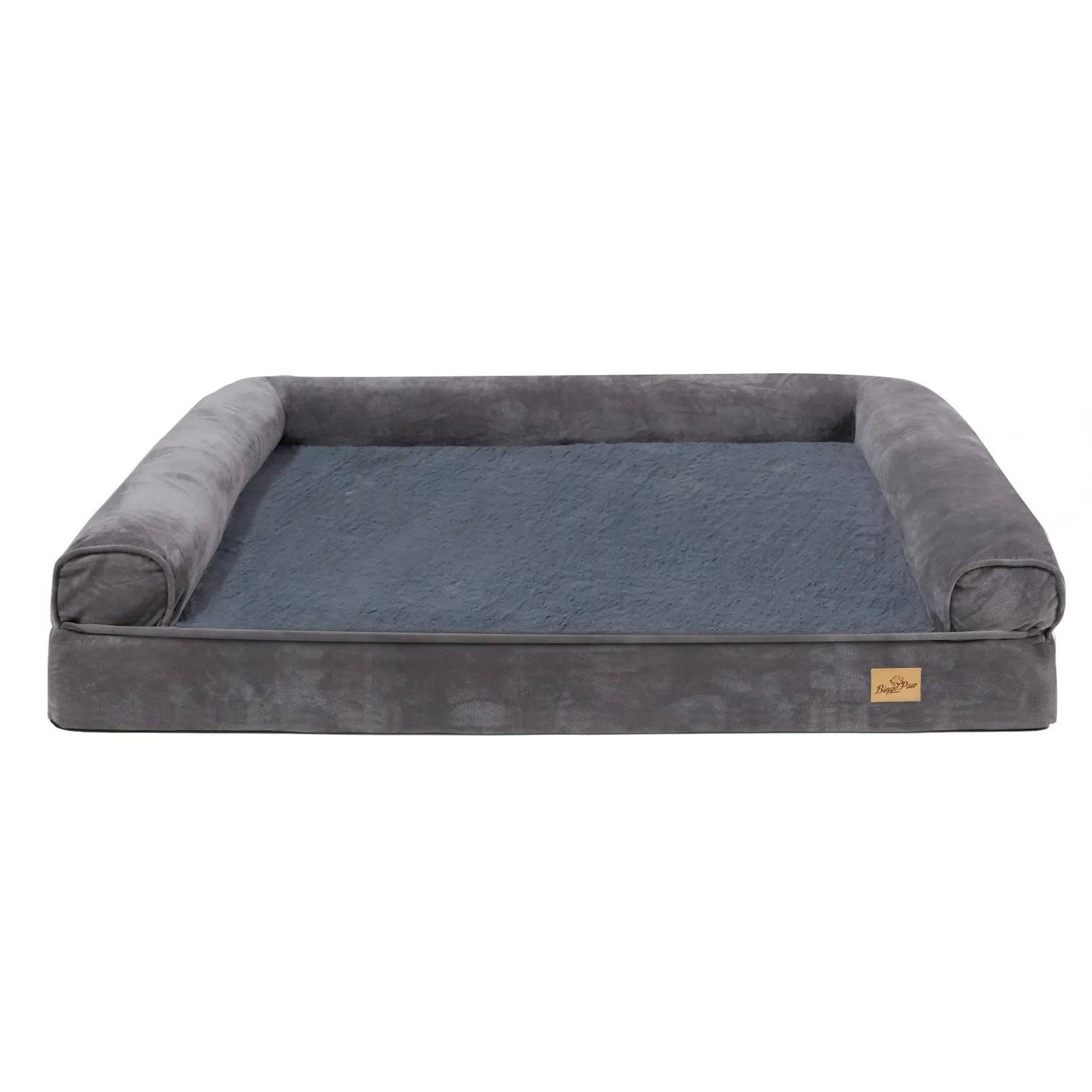 XXL Large Orthopedic Dog Bed Cozy Pet Dogs Bedding with Bolster Washable Cover - Growtochoice LLC
