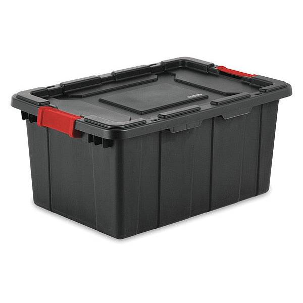 Black/Red Storage Tote - Growtochoice LLC