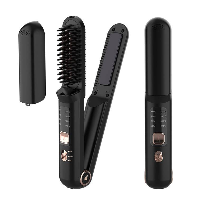 Wireless Professional Hair Straightener & Comb - Growtochoice LLC