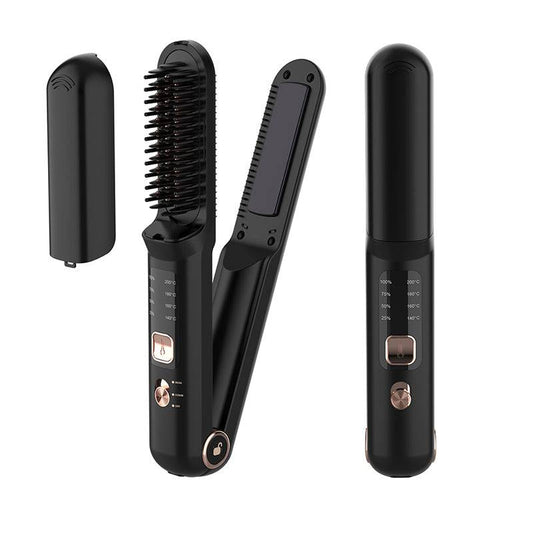 Wireless Professional Hair Straightener & Comb - Growtochoice LLC