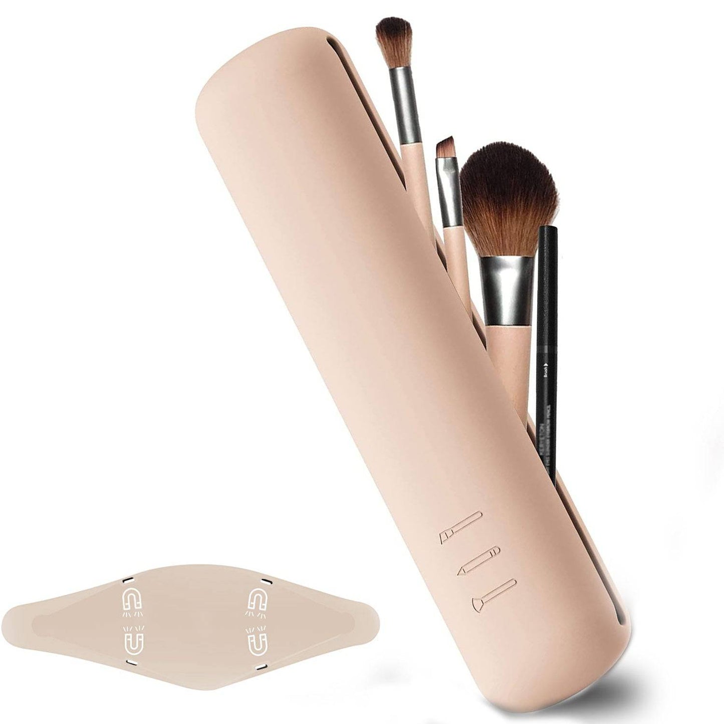 Silicone Makeup Brush Waterproof Storage - Growtochoice LLC