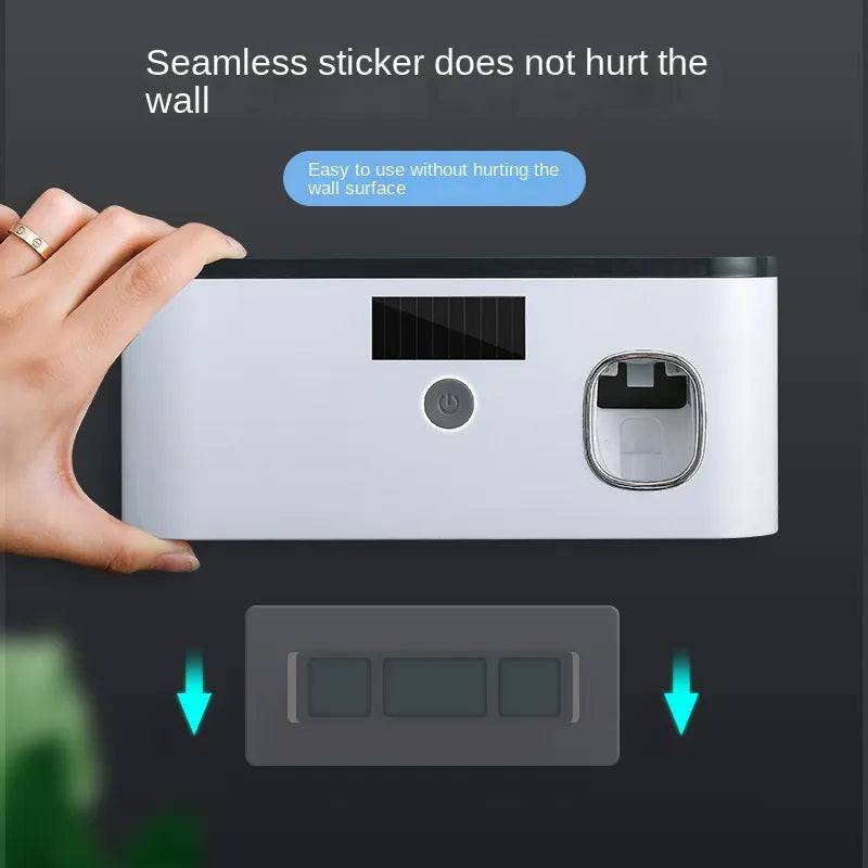 Wall-mounted Toothbrush Storage with UV - Growtochoice LLC