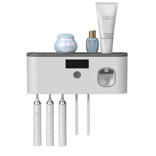 Wall-mounted Toothbrush Storage with UV - Growtochoice LLC
