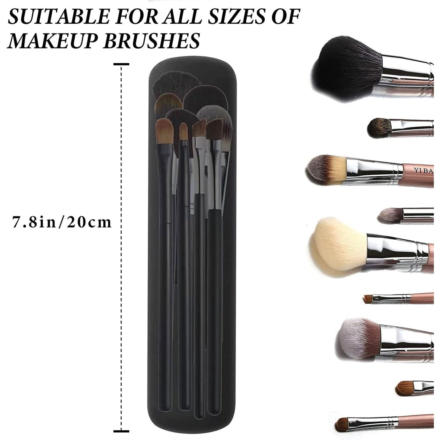 Silicone Makeup Brush Waterproof Storage - Growtochoice LLC