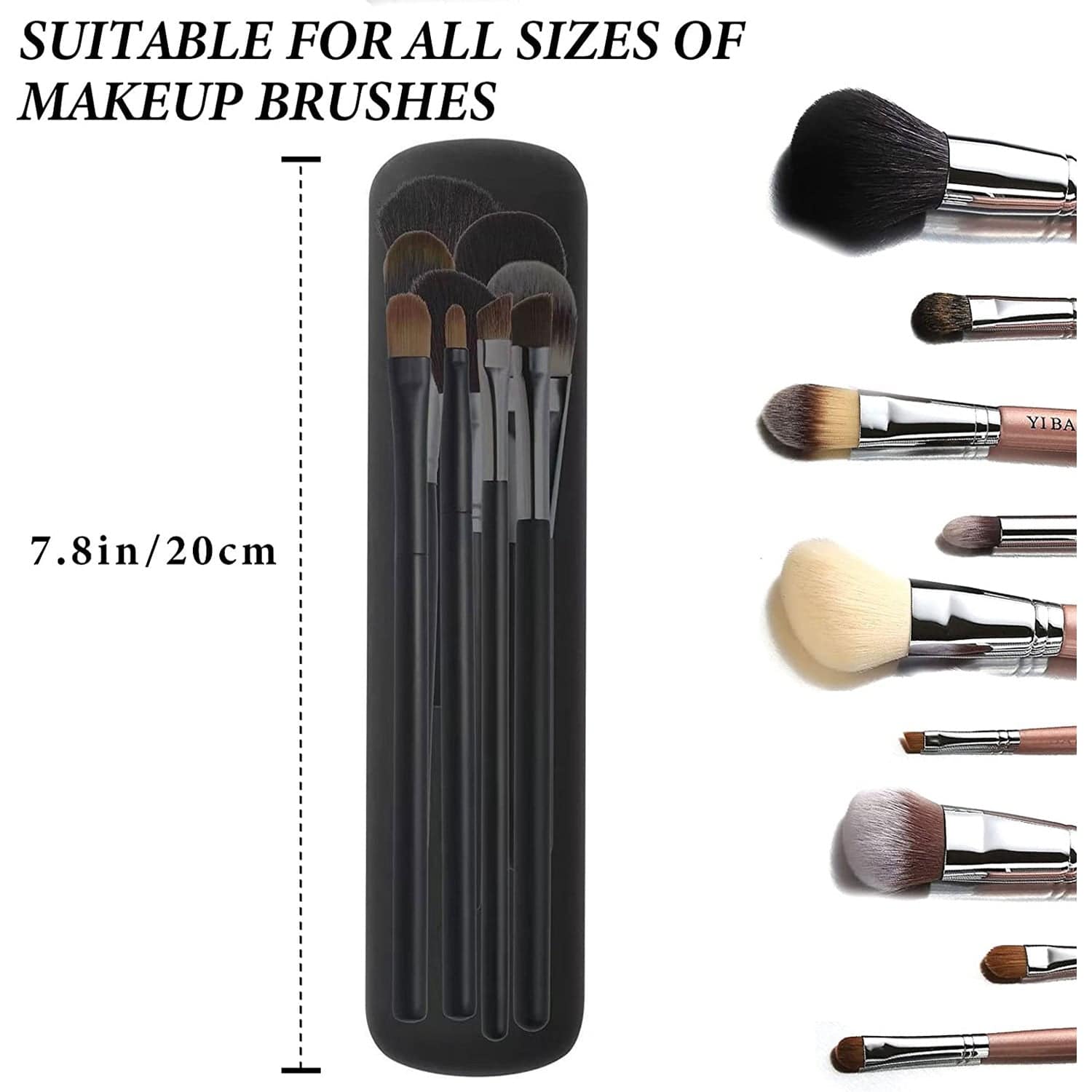 Silicone Makeup Brush Waterproof Storage - Growtochoice LLC